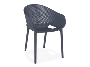 SUNNY - Polypropylene outdoor chair with armrests _ Contral