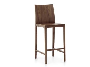 ANNA 65-82 CS - Wooden stool with back _ Crassevig