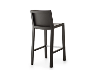 BIANCA 65-82 - High solid wood stool _ Crassevig