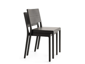 ESSE RS - Stackable solid wood chair _ Crassevig