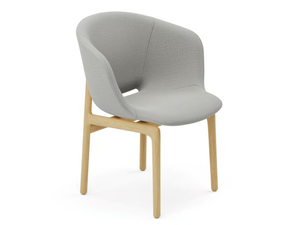 TUSCA P/4W - Upholstered fabric chair with armrests _ Crassevig