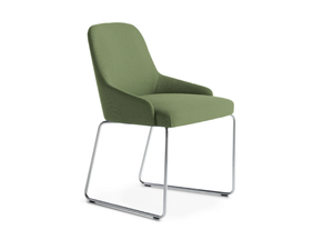 AXEL R SB - Sled base upholstered chair _ Crassevig