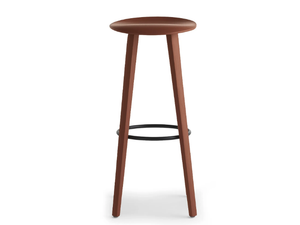 BERET 82 4W - High solid wood stool _ Crassevig