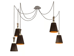 LUXIOLE 5 PETIT - Fabric pendant lamp _ DESIGNHEURE