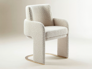 ODISSEIA - Cantilever chair with armrests _ DOOQ