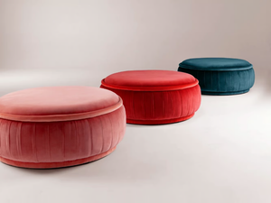 MALIBU - Round fabric pouf _ DOOQ