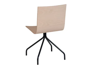 ARA B3 - Trestle-based wooden chair _ DRESSY