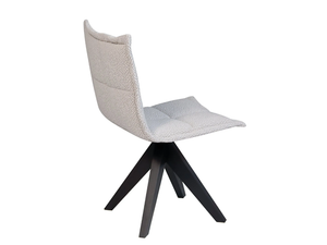 TAIGA B2 - Upholstered trestle-based chair _ DRESSY