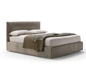 SENTEMPA - Fabric double bed with upholstered headboard _ Dall'Agnese