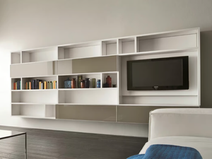 SPEED M - Wall-mounted TV wall system _ Dall'Agnese