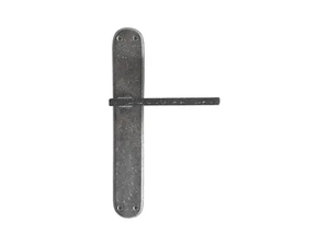 PURE 16883 - Metal door handle on back plate _ Dauby