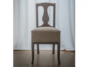 MICHELA - Fabric and wooden chair _ Deodara