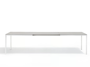 HELSINKI 35 - Extending rectangular steel table with ceramic top _ Desalto