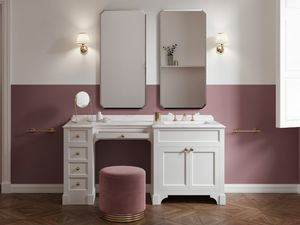 SEASON VANITY - Wooden dressing table / vanity unit with marble top _ Devon&Devon