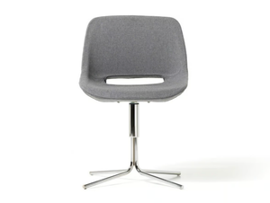 CLEA - Upholstered with 4-spoke base fabric chair _ Diemme