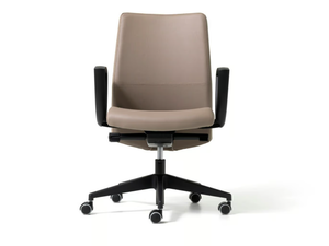 DUKE - Eco-leather executive chair with castors _ Diemme