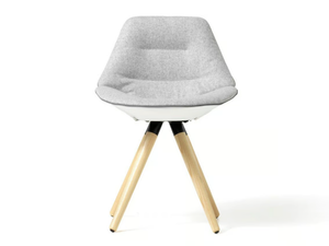 EON - Trestle-based fabric reception chair _ Diemme