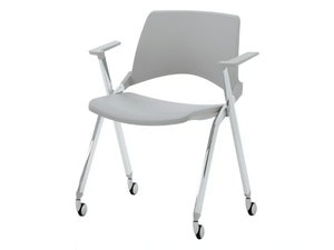 LAKENDÒ PLASTIC - Folding plastic chair with armrests _ Diemmebi