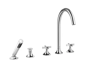 VAIA 27522809 - Deck mounted 5 hole bathtub tap with hand shower _ Dornbracht