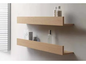 DURASTYLE - Wooden bathroom wall shelf _ Duravit