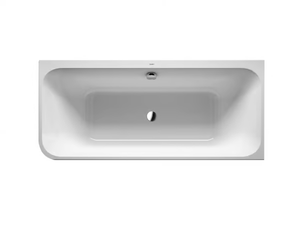 HAPPY D.2 - Corner acrylic bathtub _ Duravit