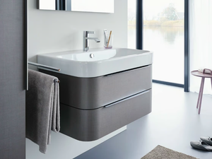 HAPPY D.2 - Wall-mounted vanity unit with drawers _ Duravit