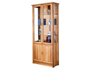 1178M - Wooden highboard with doors _ Dyrlund