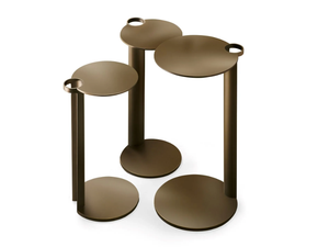 ALDO - Round metal high side table _ EFORMA