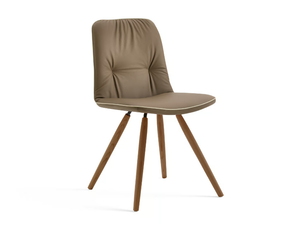 LISA - Upholstered leather chair _ EFORMA