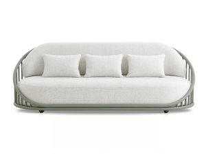 CASK OUTDOOR - 3 seater fabric and aluminium garden sofa _ EXPORMIM