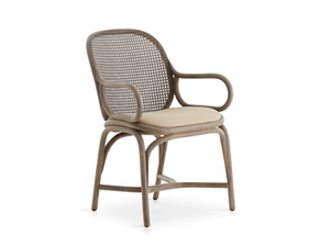 FRAMES - Rattan chair with armrests _ EXPORMIM