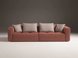 AURORA - 3 seater fabric sofa with electric motion with removable cover _ Egoitaliano