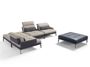 JACLYN - Recliner modular sectional fabric sofa _ Egoitaliano