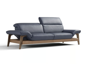 MERIEM - Leather sofa with electric motion _ Egoitaliano