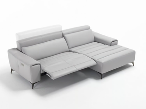 SUZETTE XL - Convertible leather sofa _ Egoitaliano