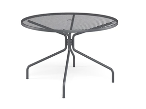 CAMBI - Round steel garden table _ Emu