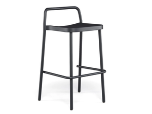 GRACE - Stackable high aluminium garden stool _ Emu