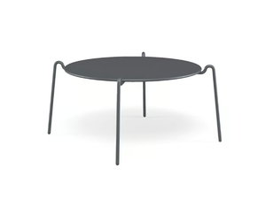 RIO R50 - Low round steel coffee table _ Emu