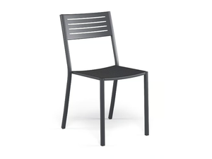 SEGNO - Stackable steel garden chair _ Emu