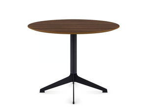 AURA - Round laminate table with 4-star base _ Ersa