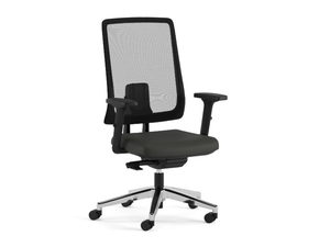 SNAP - Swivel fabric office chair with 5-Spoke base with castors _ Ersa