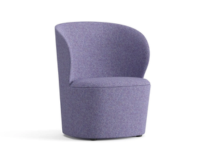 HULL - Fabric easy chair with armrests _ Ersa