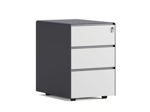 STEAM - Painted metal office drawer unit with castors with lock _ Ersa