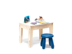 SQUARE TABLE - Square birch Kids table _ Esposit