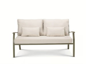 ELISIR - 2 seater galvanized steel garden sofa _ Ethimo