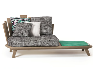 RAFAEL - Teak garden daybed with coffee table _ Ethimo