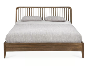 RECLAIMED TEAK SPINDLE - Teak double bed _ Ethnicraft