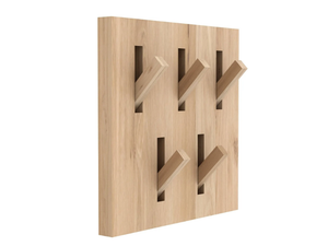 UTILITILE - Wall-mounted oak coat rack _ Ethnicraft