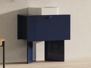 ORIGAMI - Floor-standing single vanity unit with doors _ Ex.t