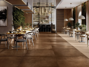 COSMOS CORTEN - Porcelain stoneware wall/floor tiles with metal effect _ Exagres